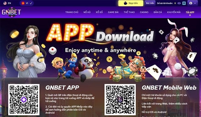 Hướng dẫn tải tài xỉu Gnbet về điện thoại dùng HĐH iOS