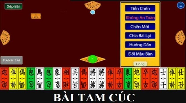Ưu tiên giữ lại bộ bài Tam Cúc khi có cơ hội Ưu tiên giữ lại bộ bài Tam Cúc khi có cơ hội